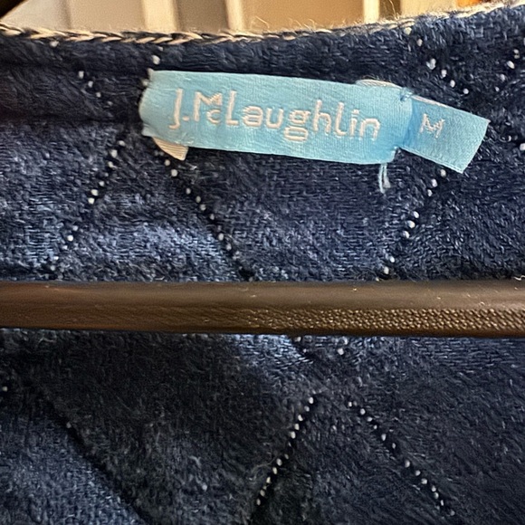 J. McLaughlin Helene Quilted Jacket in Diamond Jacquard - Picture 4 of 8